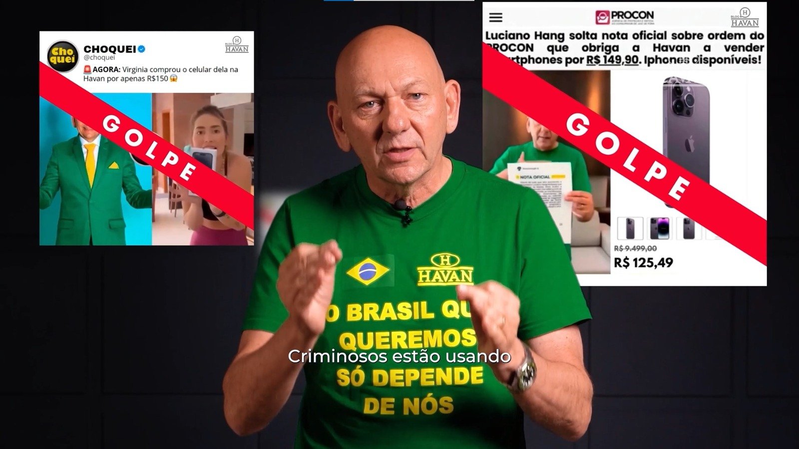 Havan e Luciano Hang conquistam vitória inédita na Justiça contra golpes online